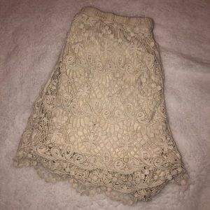 Lace shorts